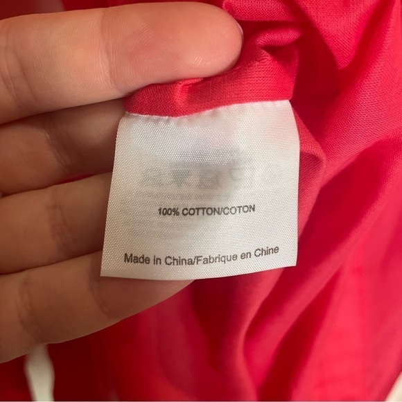 Tory Burch “Tory” Long Sleeve Cotton Tunic in Carnival size 10 - Picture 8 of 9